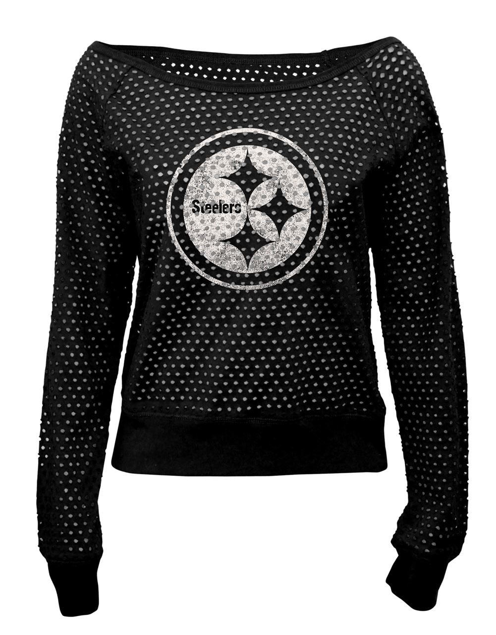 Pittsburgh Steelers Women's Holy Mesh Top
