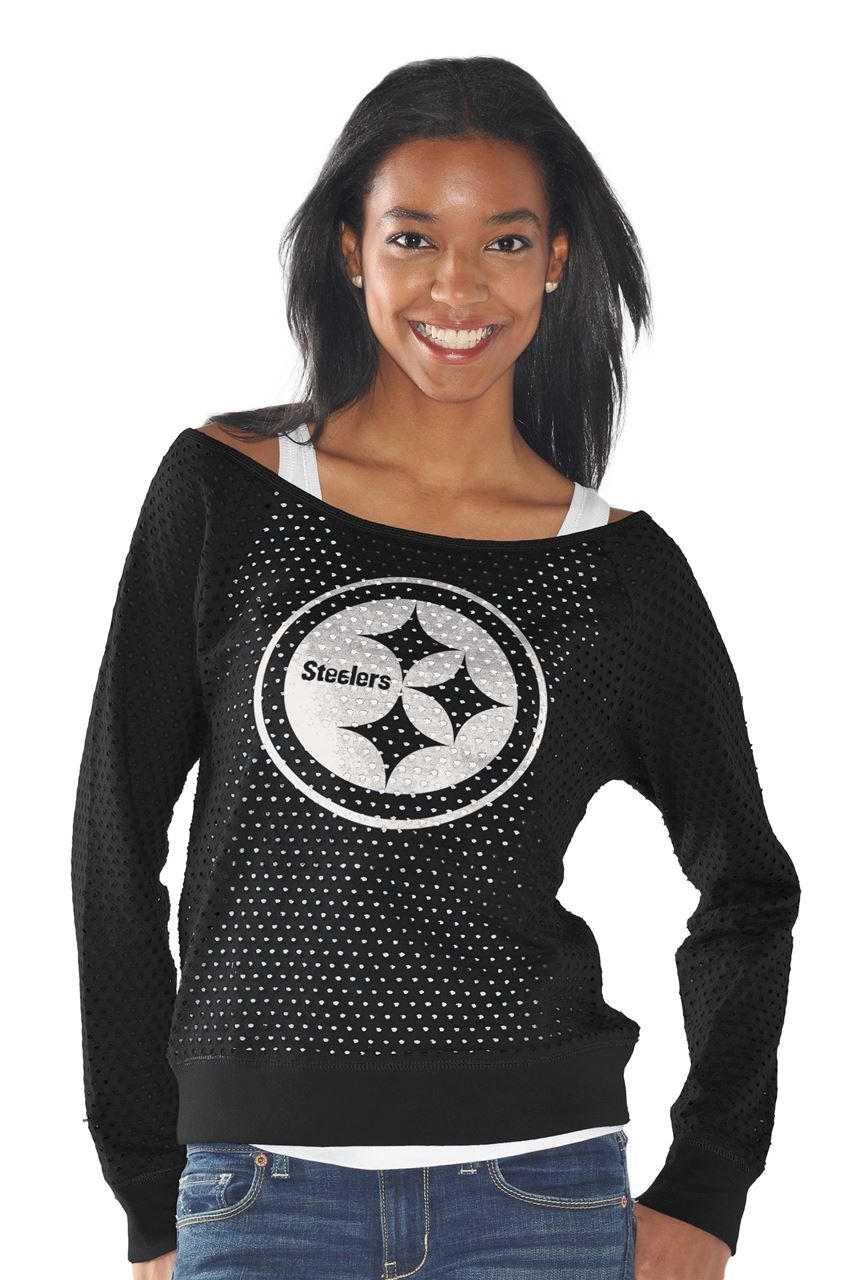 Pittsburgh Steelers Women's Holy Mesh Top