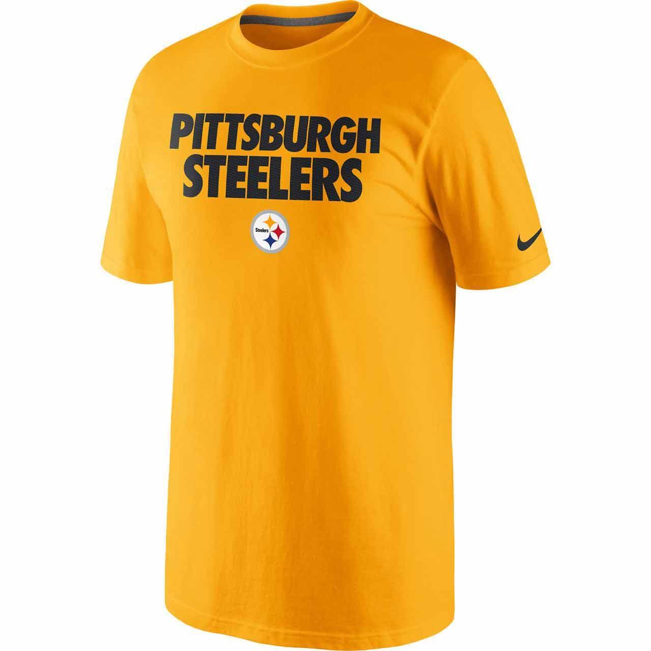 Pittsburgh Steelers Nike Foundation Gold T-Shirt
