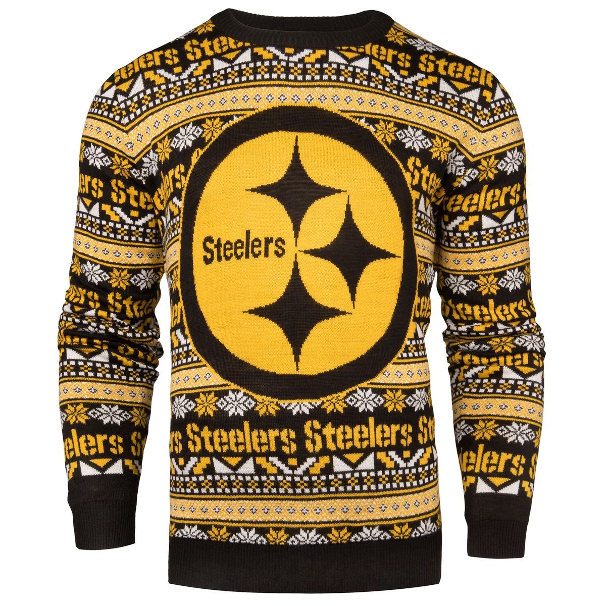 Pittsburgh Steelers Aztec Print Ugly Sweater 3 Pittsburgh Steelers Aztec Print Ugly Sweater
