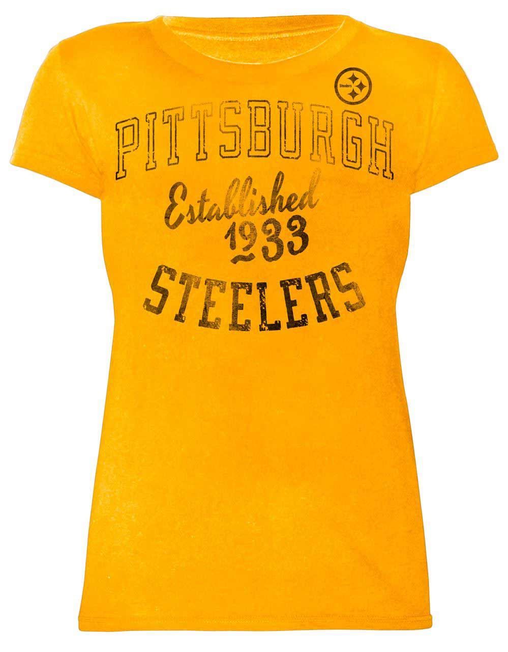 Pittsburgh Steelers Women's Glory Gold T-Shirt