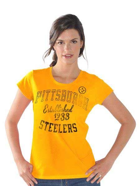 Pittsburgh Steelers Women's Glory Gold T-Shirt