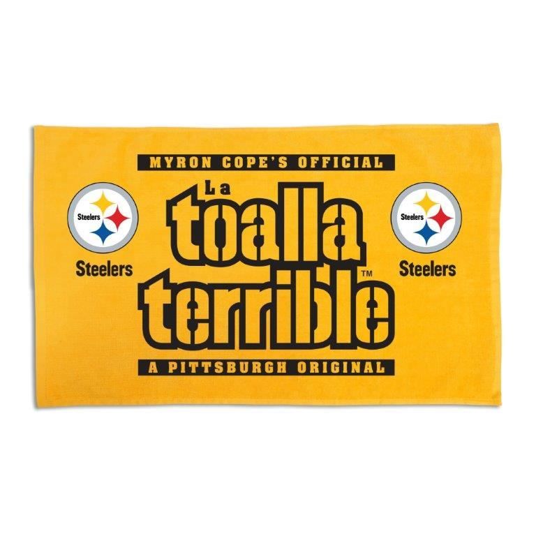 Pittsburgh Steelers Spanish Terrible Towel® with Logos