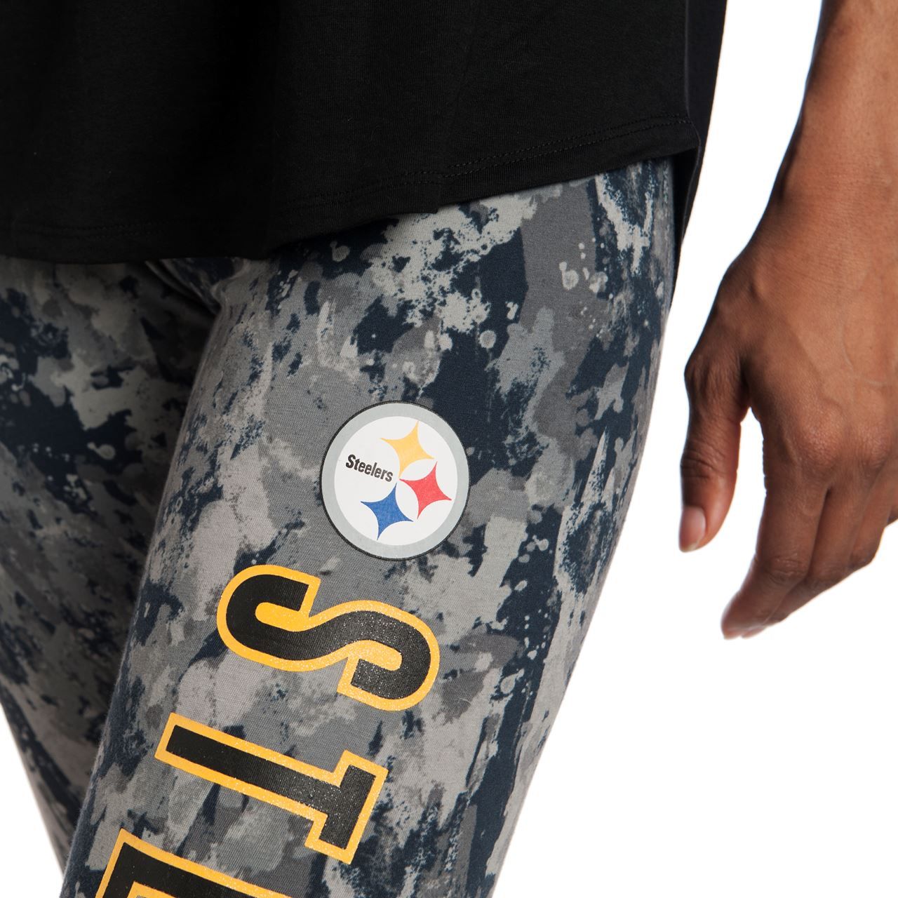 Pittsburgh Steelers Women's Sleepwear Top and Bottom Transcend and Vortex Set 3 Pittsburgh Steelers Women's Sleepwear Top and Bottom Transcend and Vortex Set