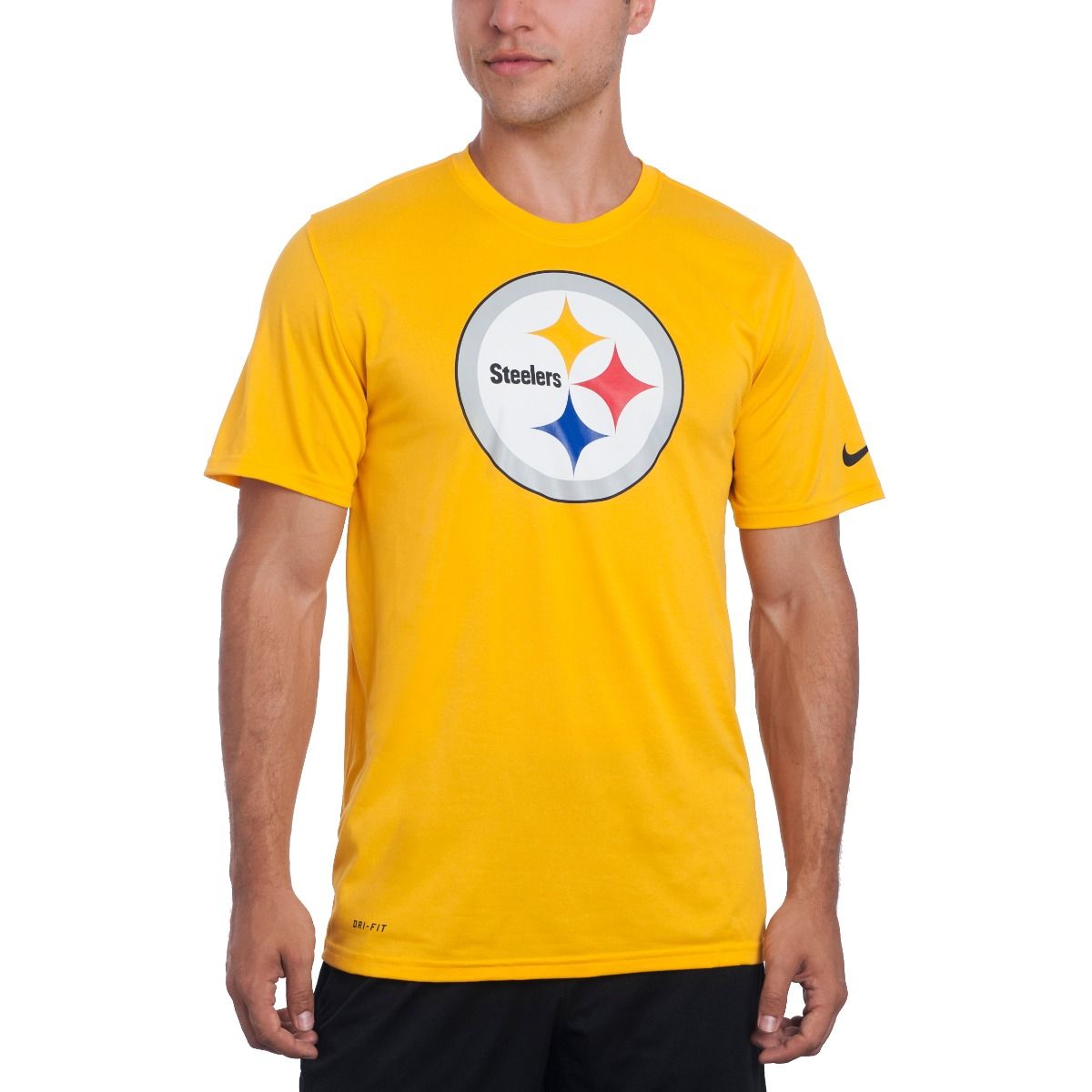 Pittsburgh Steelers Men's Nike Legend Logo Short Sleeve Gold T-Shirt