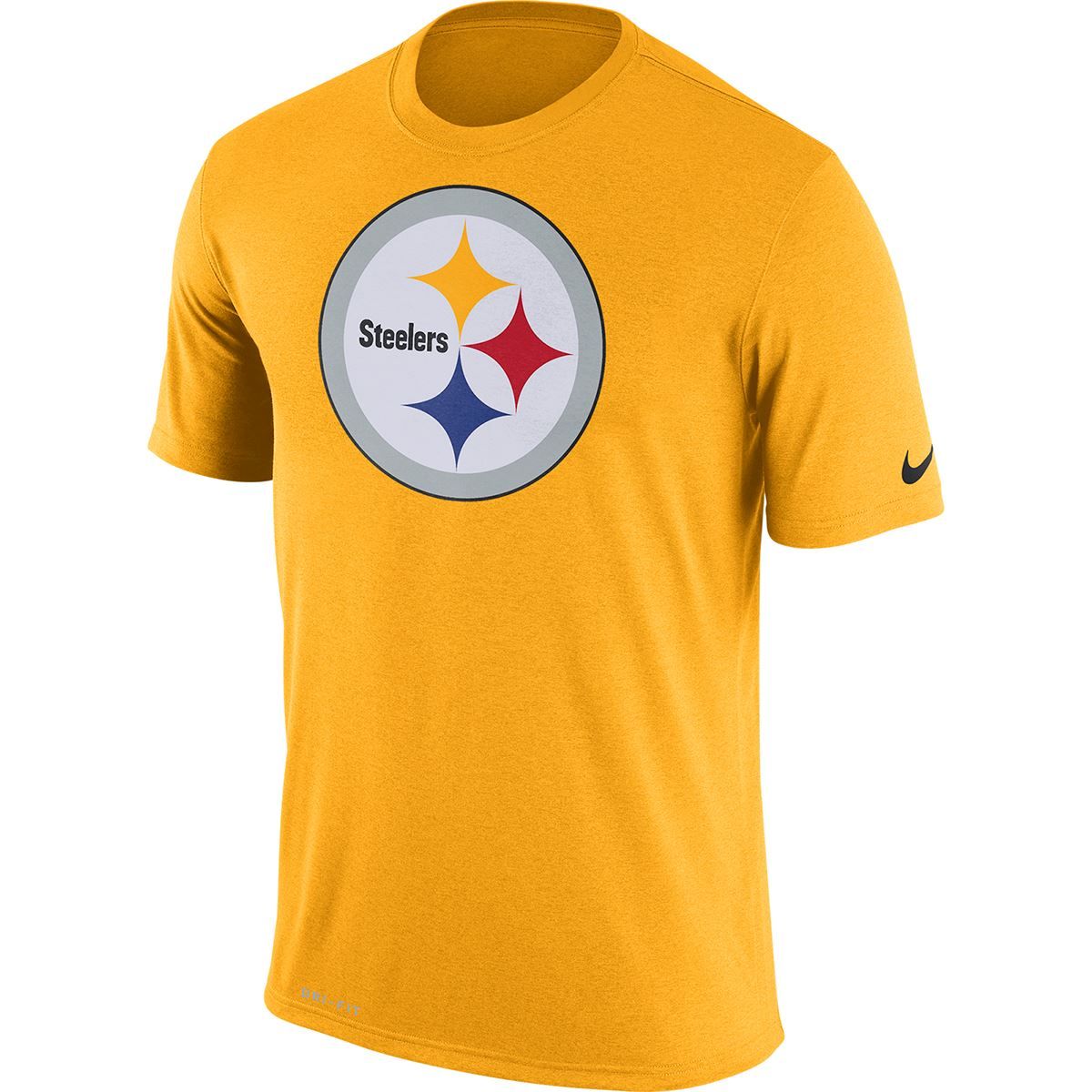 Pittsburgh Steelers Men's Nike Legend Logo Short Sleeve Gold T-Shirt 3 Pittsburgh Steelers Men's Nike Legend Logo Short Sleeve Gold T-Shirt