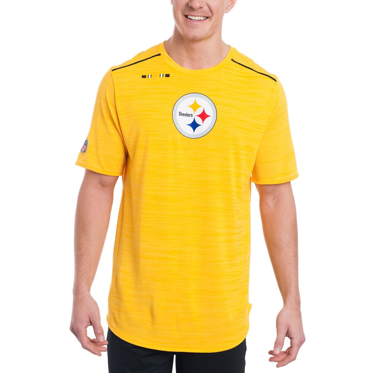 Pittsburgh Steelers Nike Short Sleeve Player Gold T-Shirt