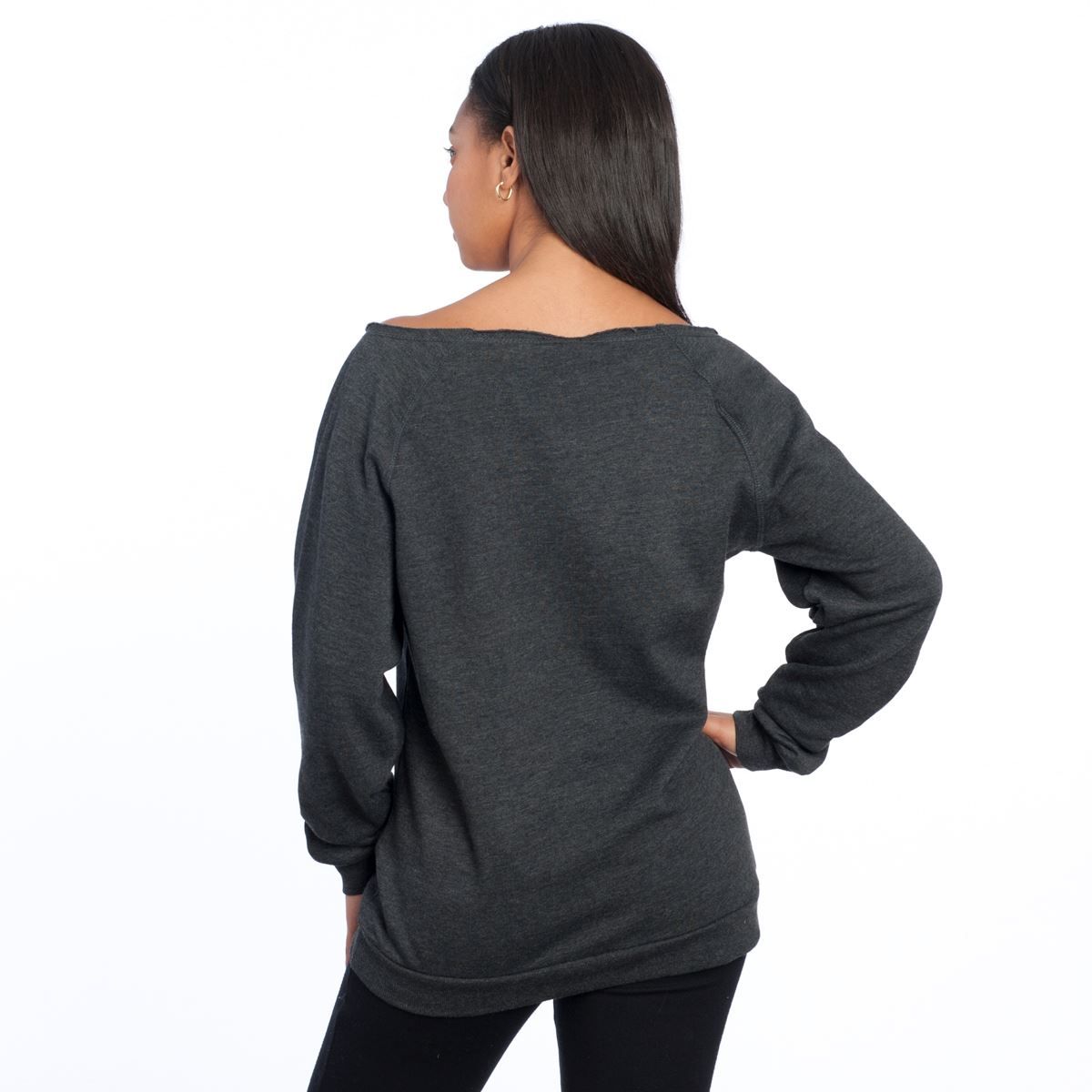 Pittsburgh Steelers Women's Off the Shoulder Sideliner II Oversized Fleece