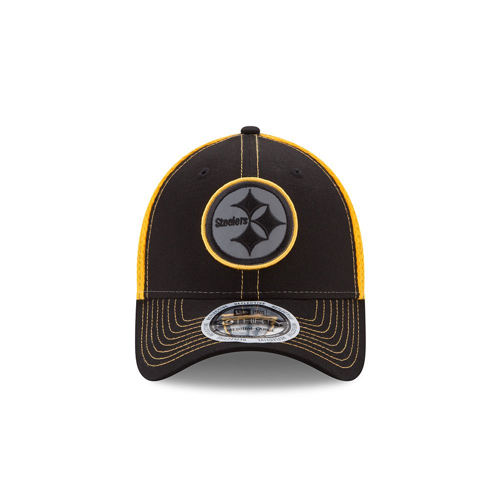 Pittsburgh Steelers New Era 39THIRTY Pop Flect Cap
