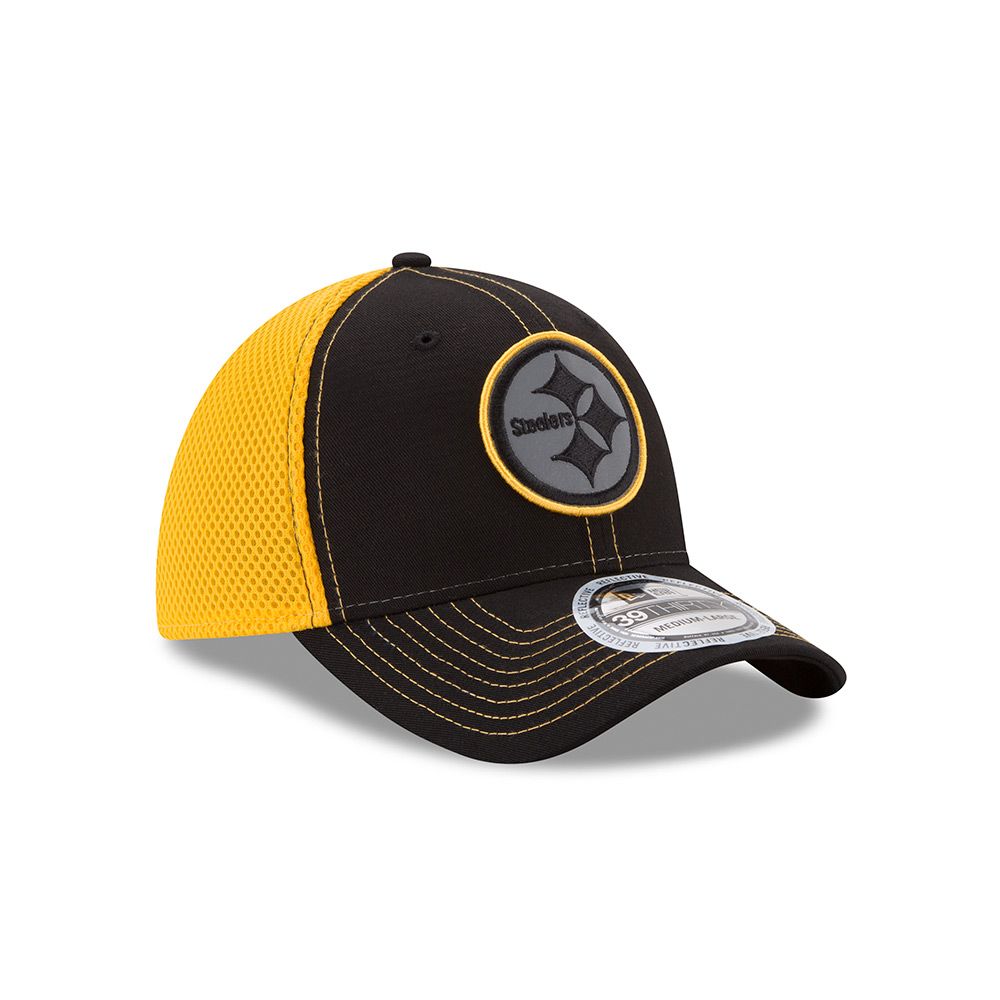Pittsburgh Steelers New Era 39THIRTY Pop Flect Cap