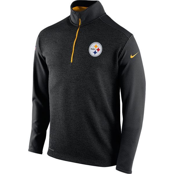 Pittsburgh Steelers Nike 1/4 Zip Lightweight Dri-FIT Coaches Jacket