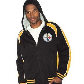 Pittsburgh Steelers Hooded Black Fleece Jacket