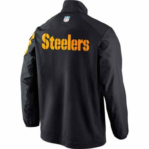 Pittsburgh Steelers Nike Midweight 1/4 Zip Hybrid Coaches Defender Jacket