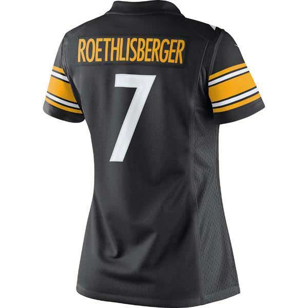 Pittsburgh Steelers Nike Women's #7 Ben Roethlisberger Limited Home Jersey