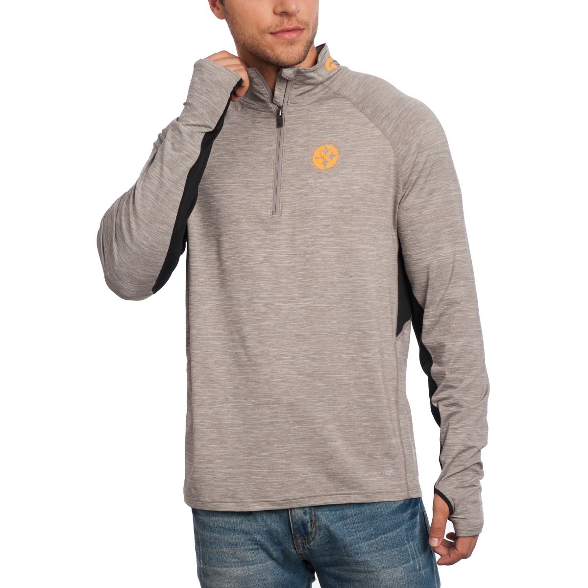 Pittsburgh Steelers '47 Forward Microlite 1/4 Zip Top