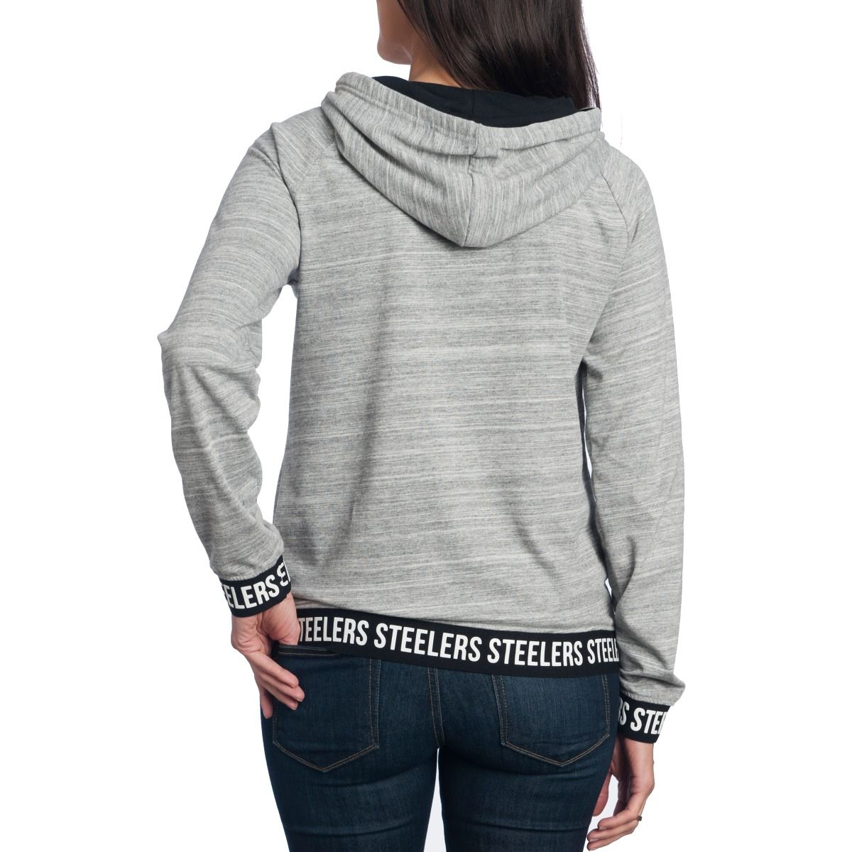 Pittsburgh Steelers '47 Women's Beeline Revolve Fleece Hoodie