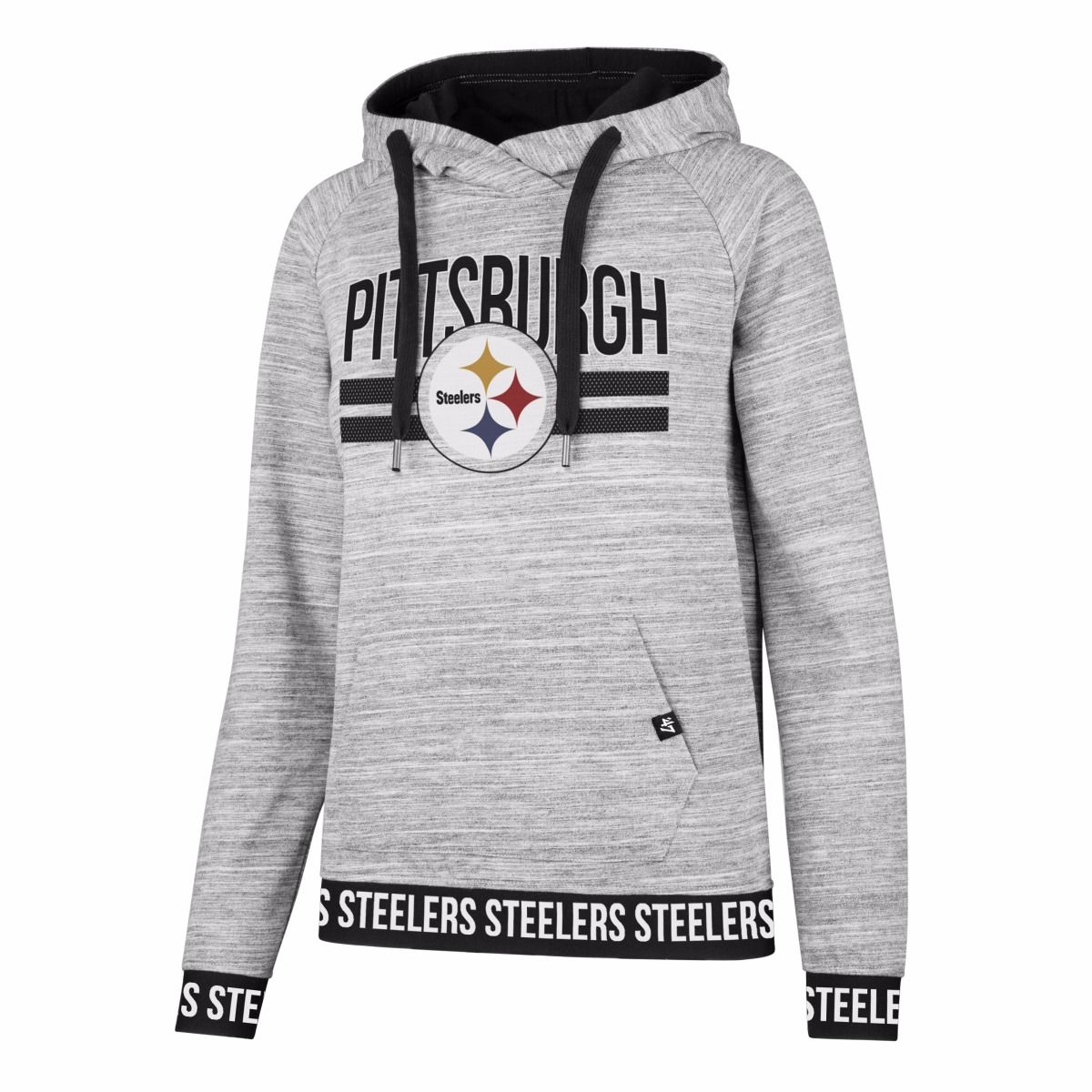 Pittsburgh Steelers '47 Women's Beeline Revolve Fleece Hoodie 3 Pittsburgh Steelers '47 Women's Beeline Revolve Fleece Hoodie