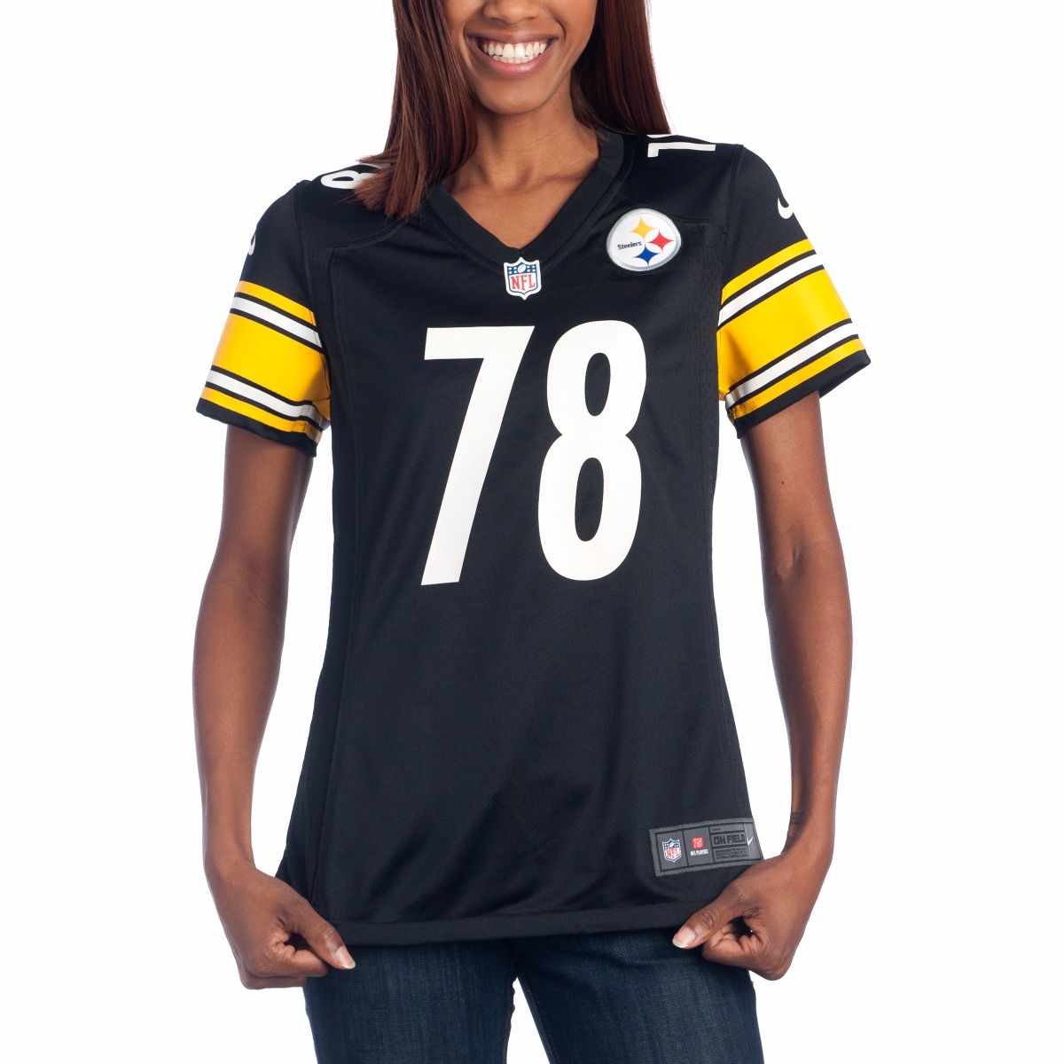 Alejandro Villanueva #78 Women's Nike Replica Home Jersey