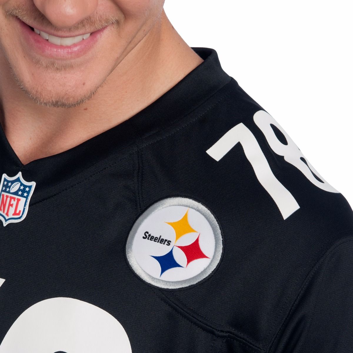 Alejandro Villanueva #78 Men's Nike Replica Home Jersey 3 Alejandro Villanueva #78 Men's Nike Replica Home Jersey