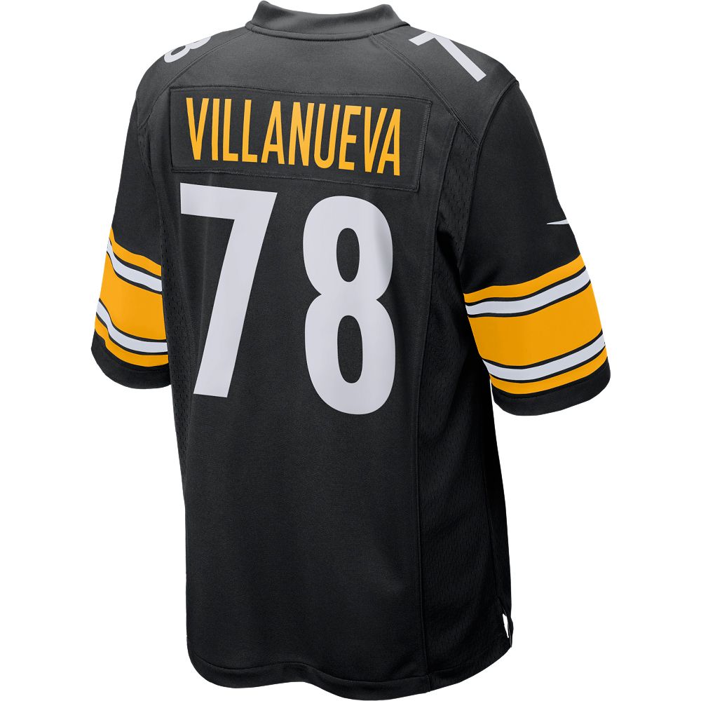 Alejandro Villanueva #78 Men's Nike Replica Home Jersey 4 Alejandro Villanueva #78 Men's Nike Replica Home Jersey