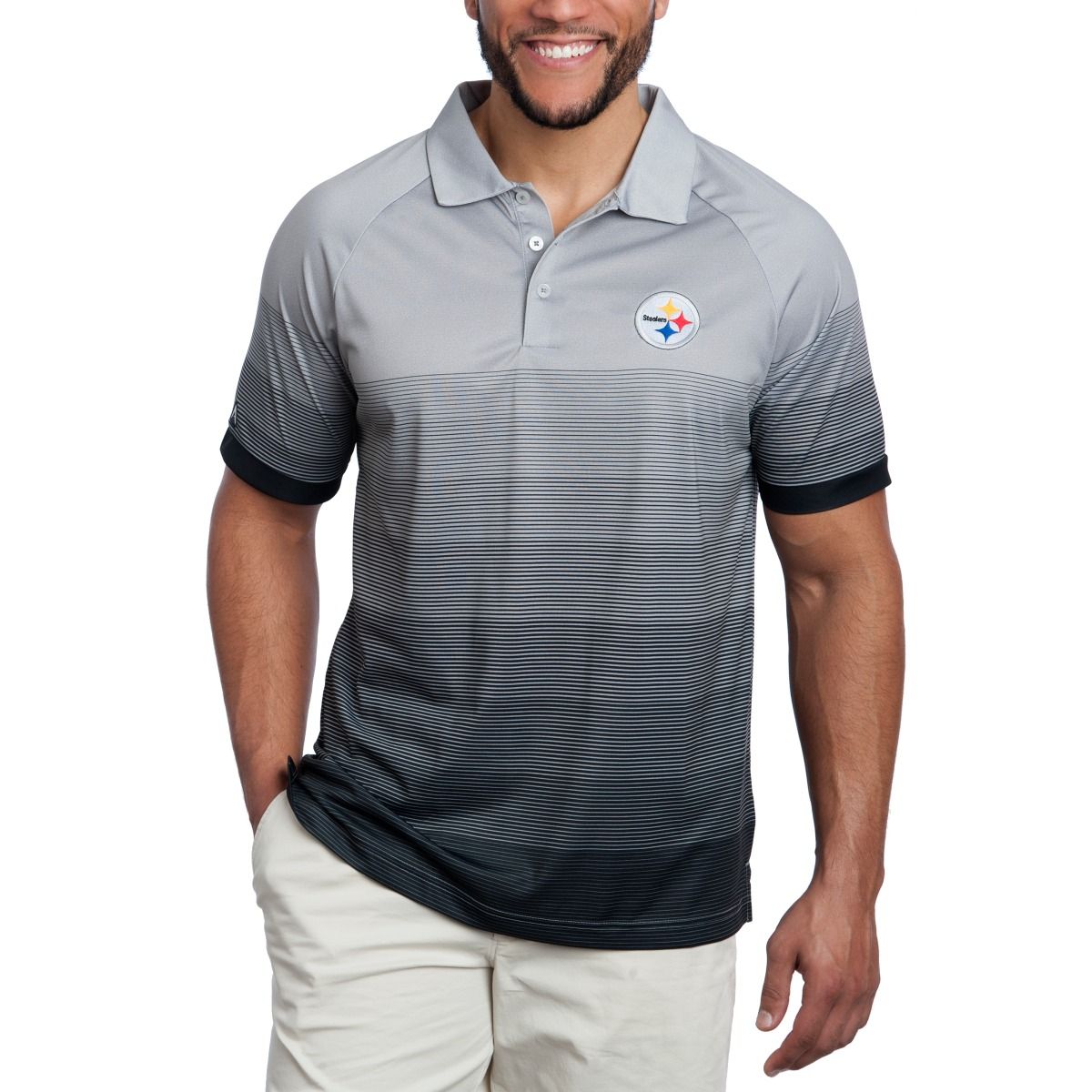 Pittsburgh Steelers Antigua Stadium Polo