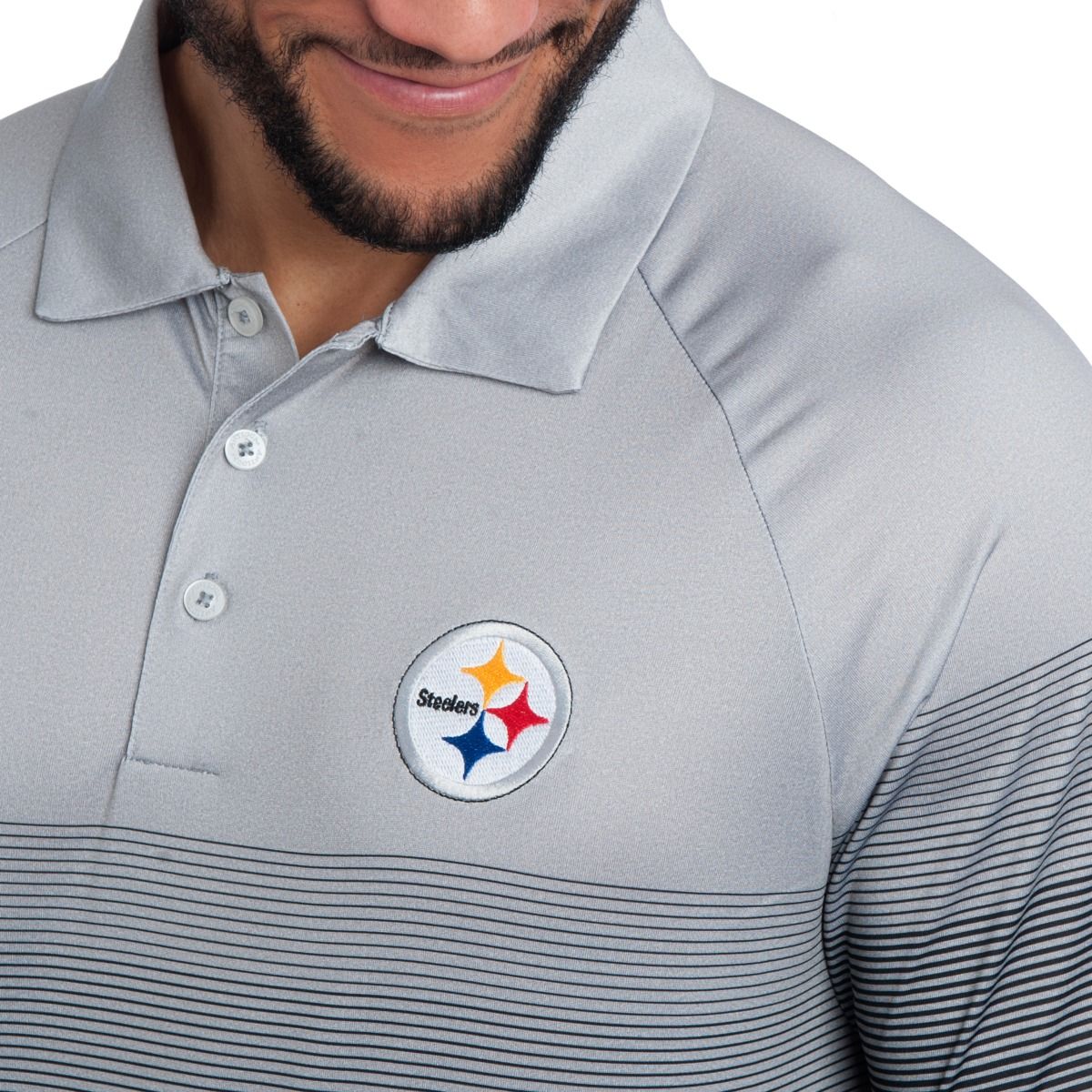 Pittsburgh Steelers Antigua Stadium Polo 3 Pittsburgh Steelers Antigua Stadium Polo