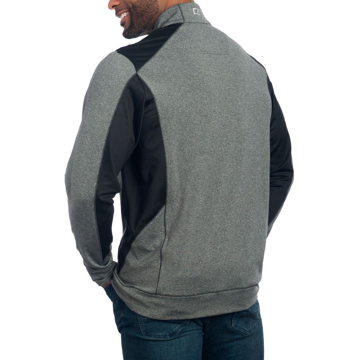 Pittsburgh Steelers Cutter & Buck Shoreline Colorblock 1/4 Zip Top