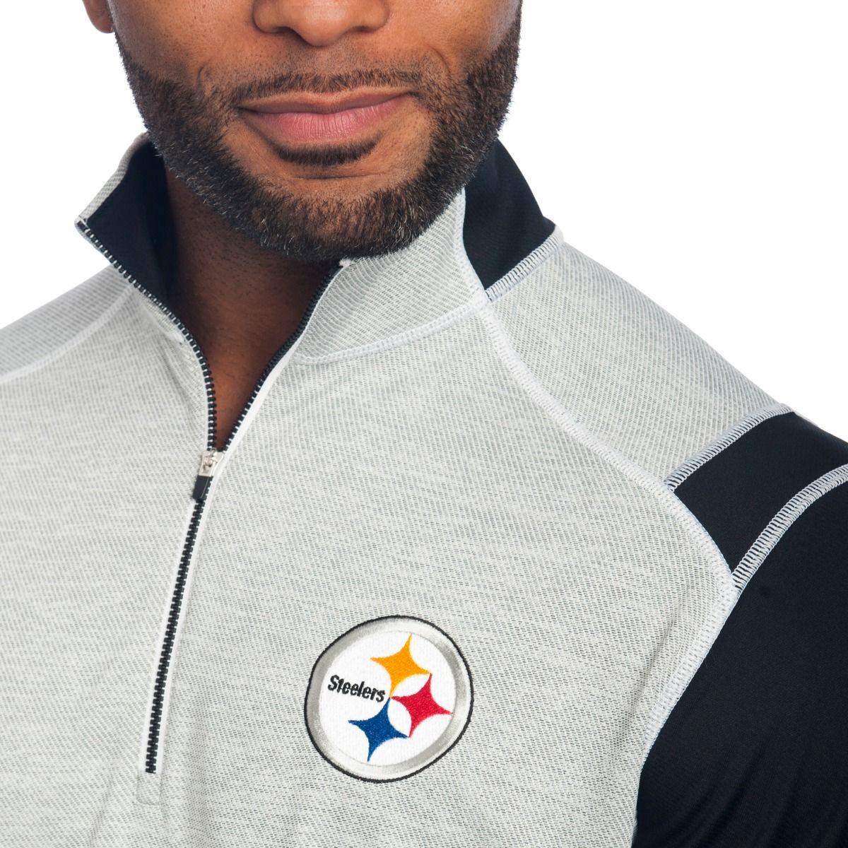 Pittsburgh Steelers Automatic 1/4 Zip Top 3 Pittsburgh Steelers Automatic 1/4 Zip Top