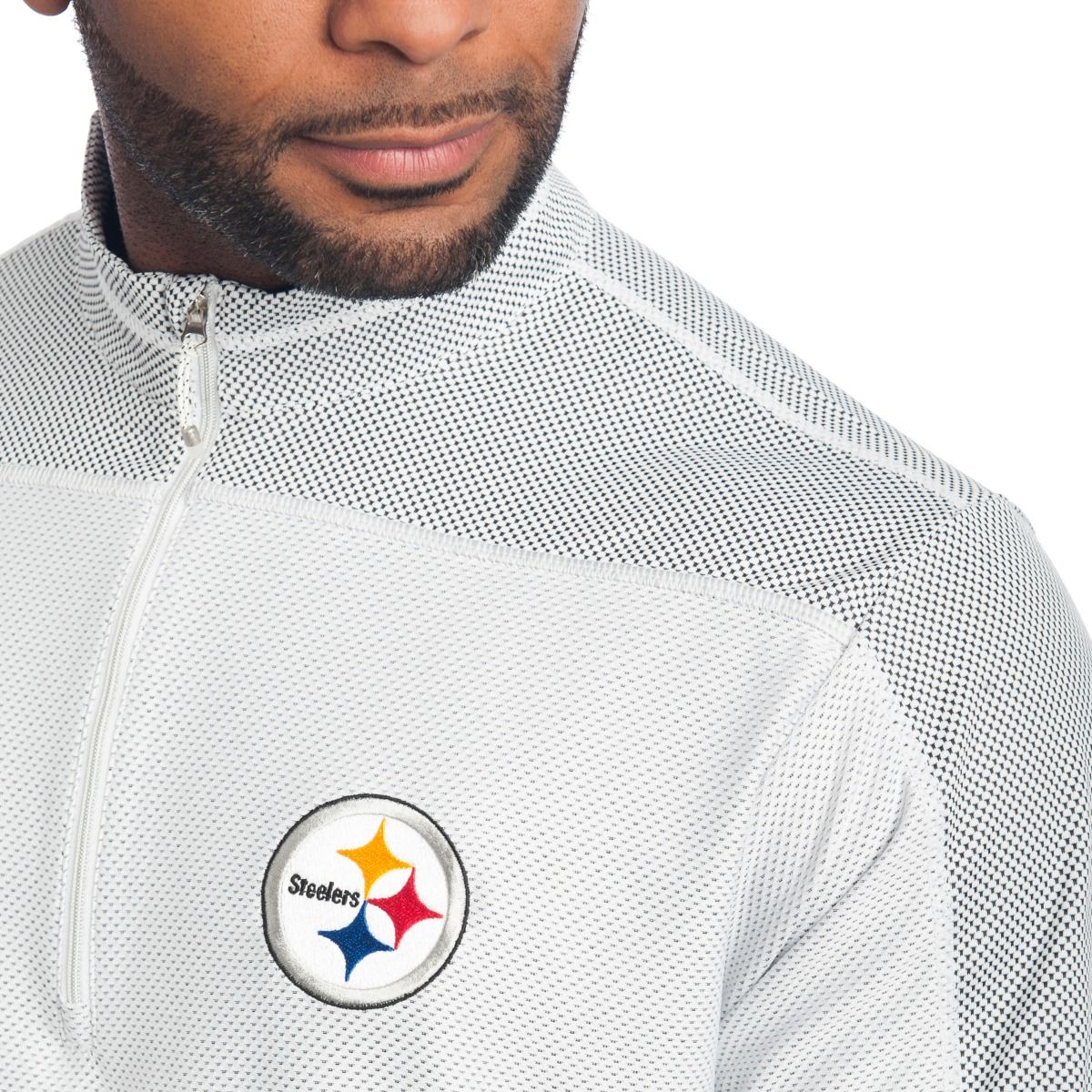 Pittsburgh Steelers Antigua Long Sleeve 1/4 Zip Top 3 Pittsburgh Steelers Antigua Long Sleeve 1/4 Zip Top