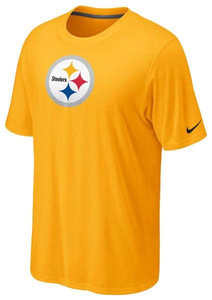 Pittsburgh Steelers Nike Legend Dri-FIT Logo Gold T-Shirt