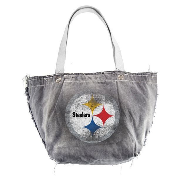 Pittsburgh Steelers Black Vintage Tote Bag