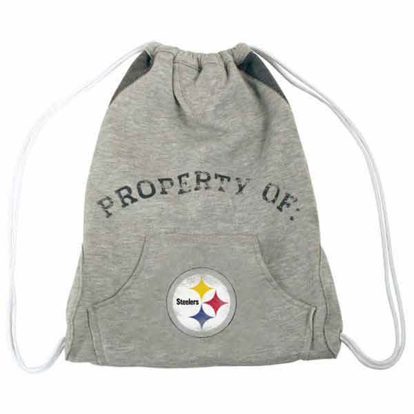 Pittsburgh Steelers Property of Hoodie Cinch Bag/Knapsack