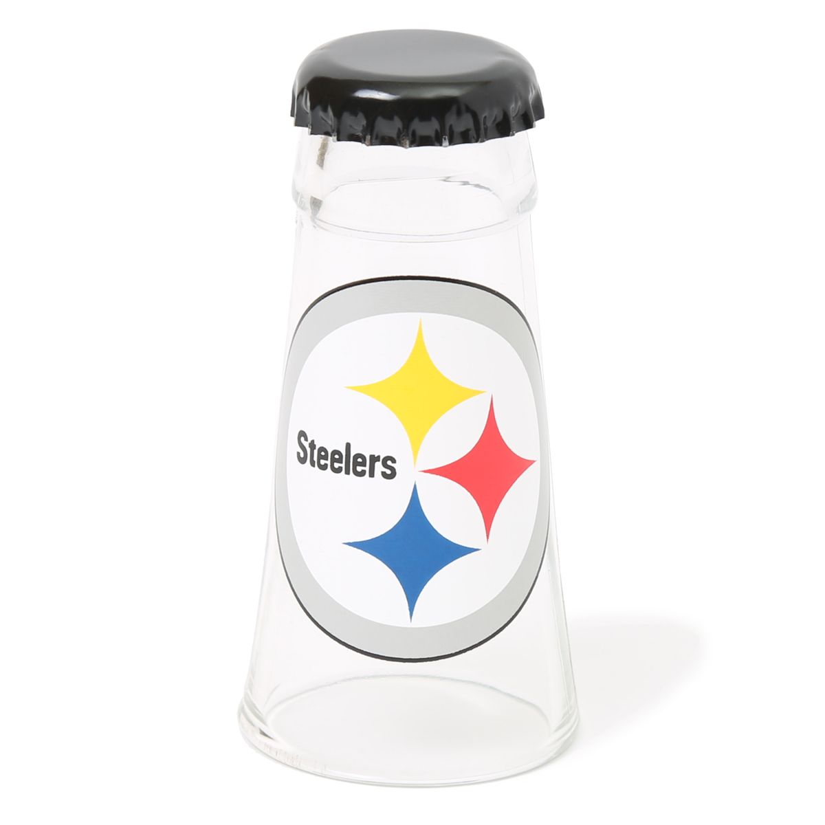 Pittsburgh Steelers Bottoms Up Bottle Cap Shot Glass