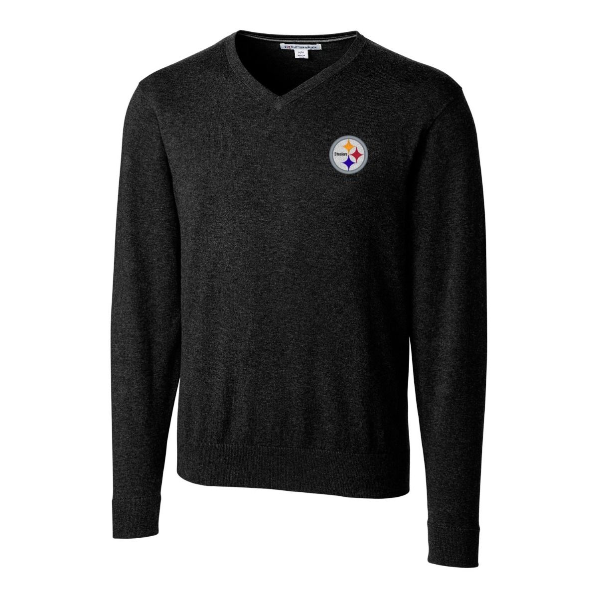 Pittsburgh Steelers Lakemont Long Sleeve V-Neck Sweater 4 Pittsburgh Steelers Lakemont Long Sleeve V-Neck Sweater