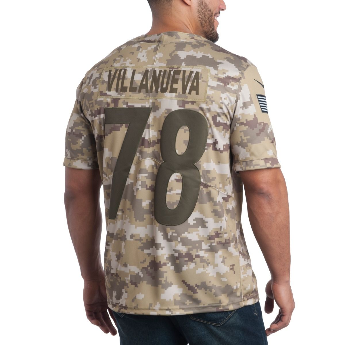 Alejandro Villanueva #78 Nike Men's Limited Salute to Service Jersey