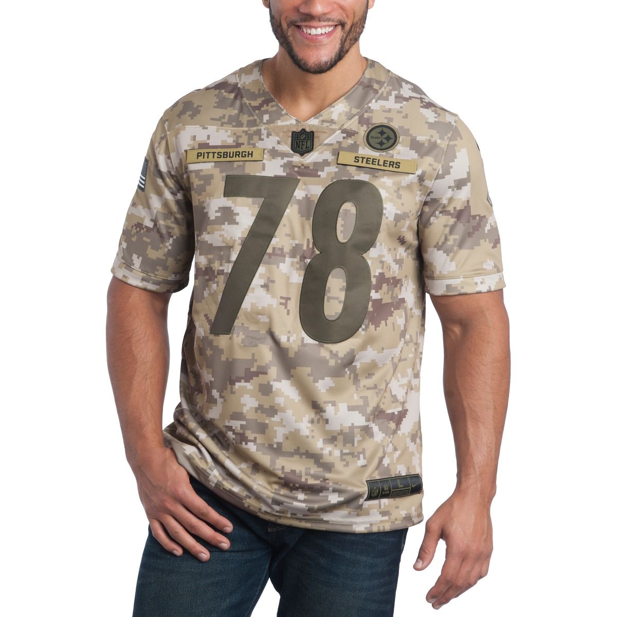 Alejandro Villanueva #78 Nike Men's Limited Salute to Service Jersey