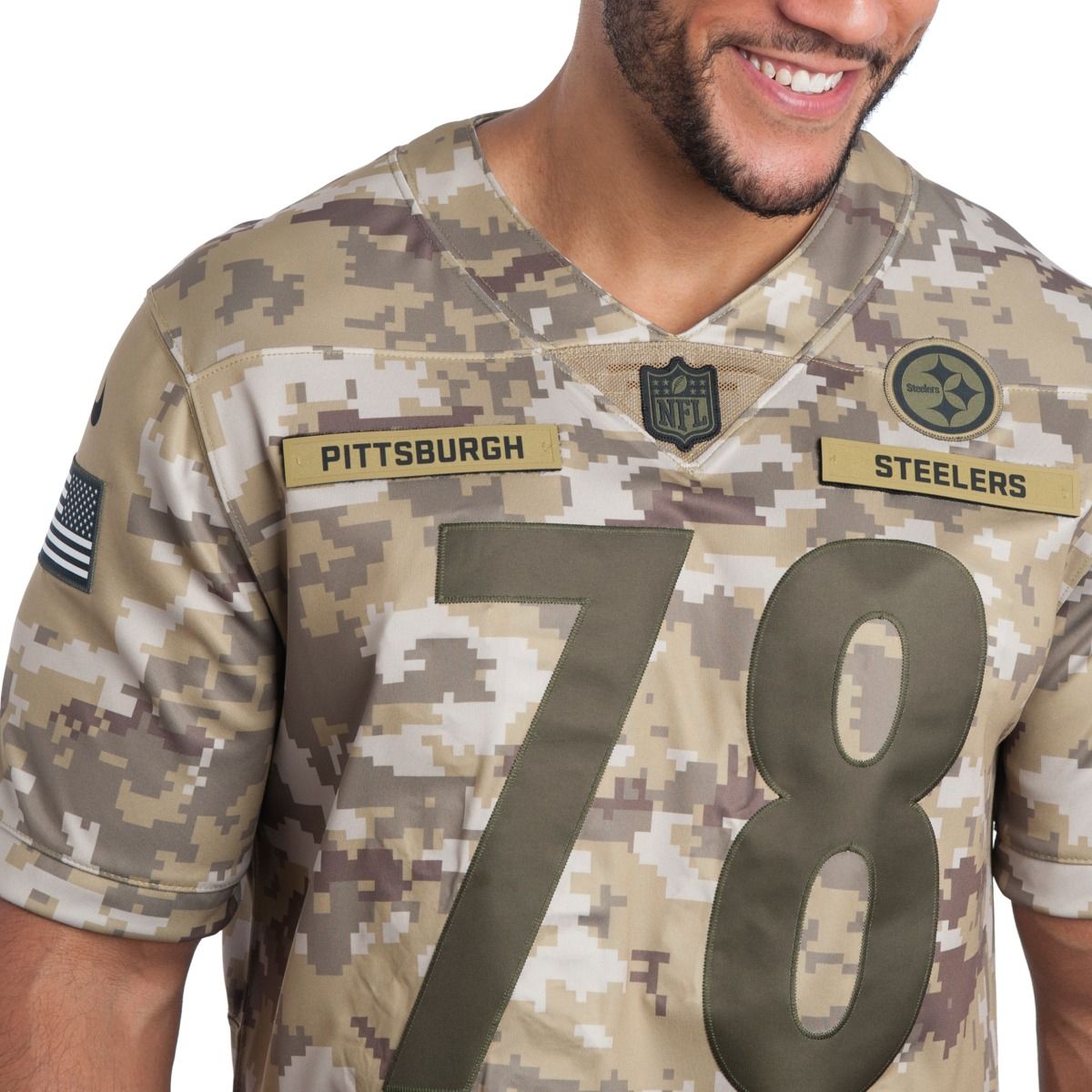 Alejandro Villanueva #78 Nike Men's Limited Salute to Service Jersey 3 Alejandro Villanueva #78 Nike Men's Limited Salute to Service Jersey