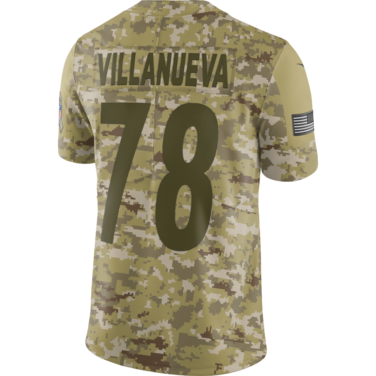 Alejandro Villanueva #78 Nike Men's Limited Salute to Service Jersey 6 Alejandro Villanueva #78 Nike Men's Limited Salute to Service Jersey