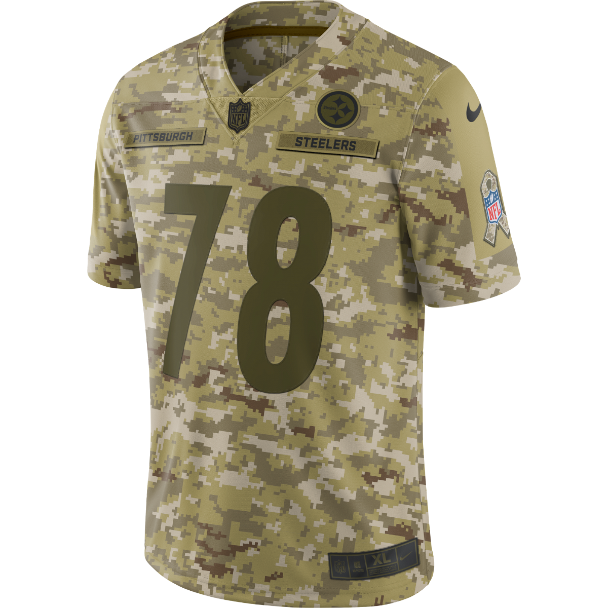 Alejandro Villanueva #78 Nike Men's Limited Salute to Service Jersey 7 Alejandro Villanueva #78 Nike Men's Limited Salute to Service Jersey