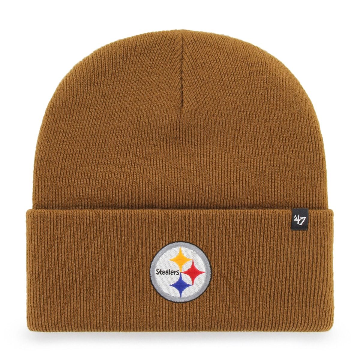 Pittsburgh Steelers '47 Brand Carhartt Cuff Brown Knit Hat