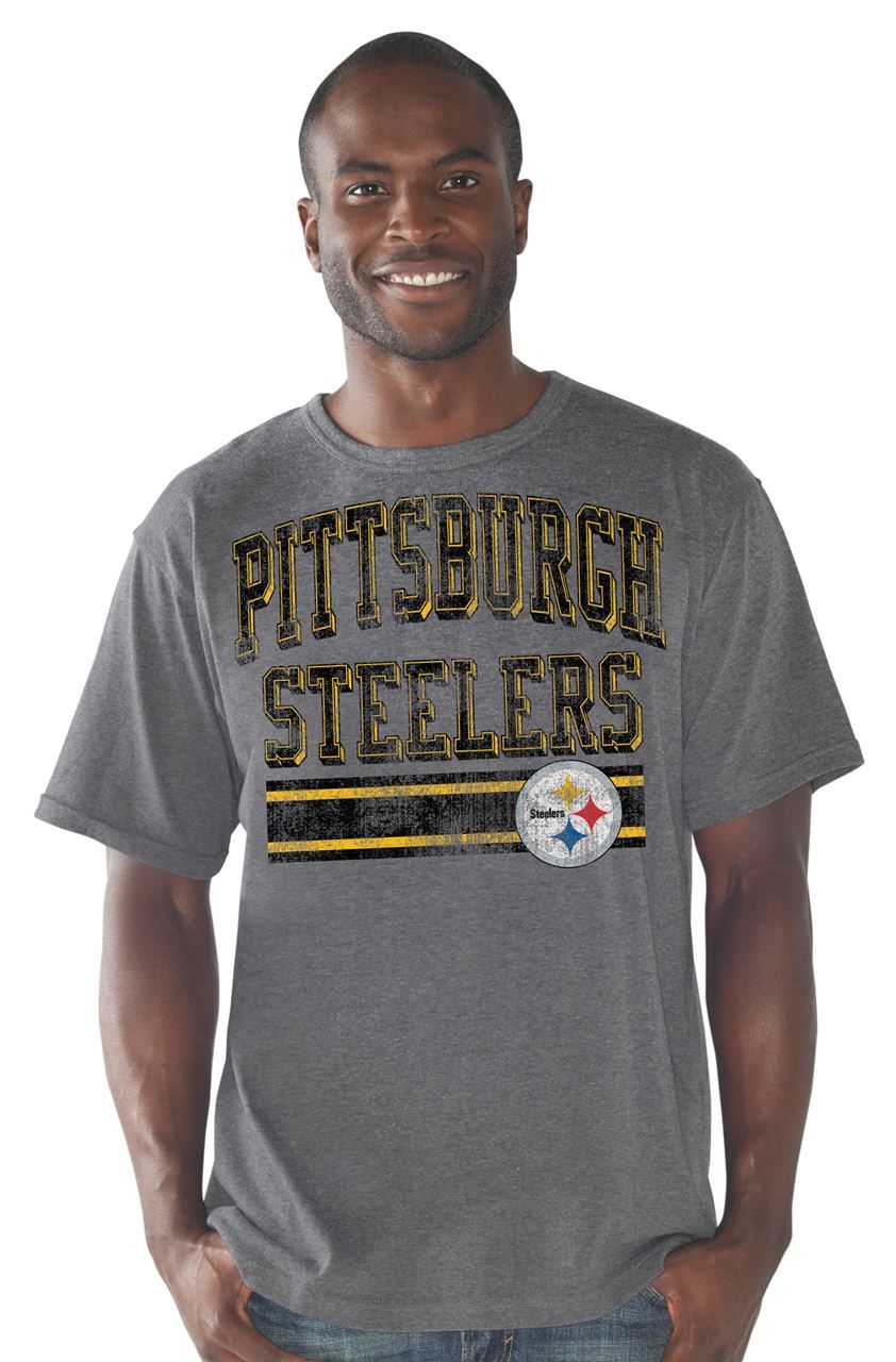 Pittsburgh Steelers Inbound Grey Tri-Blend T-Shirt