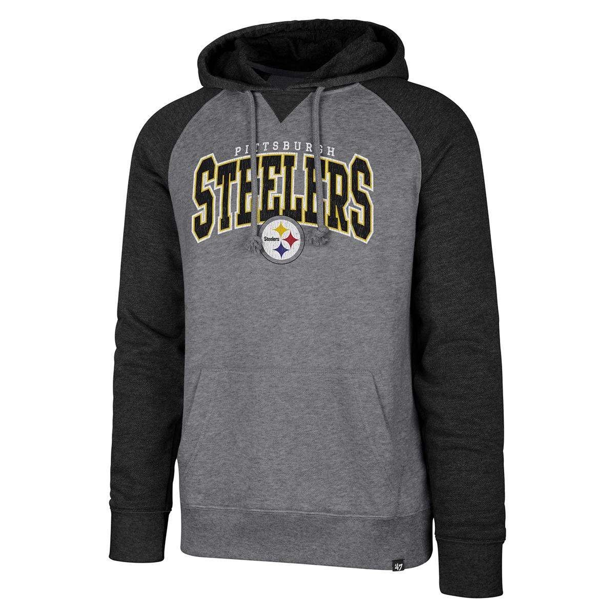 Pittsburgh Steelers '47 Men's Varsity Block Pullover Fleece Hoodie