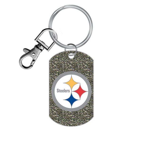 Pittsburgh Steelers Glitter Key Ring