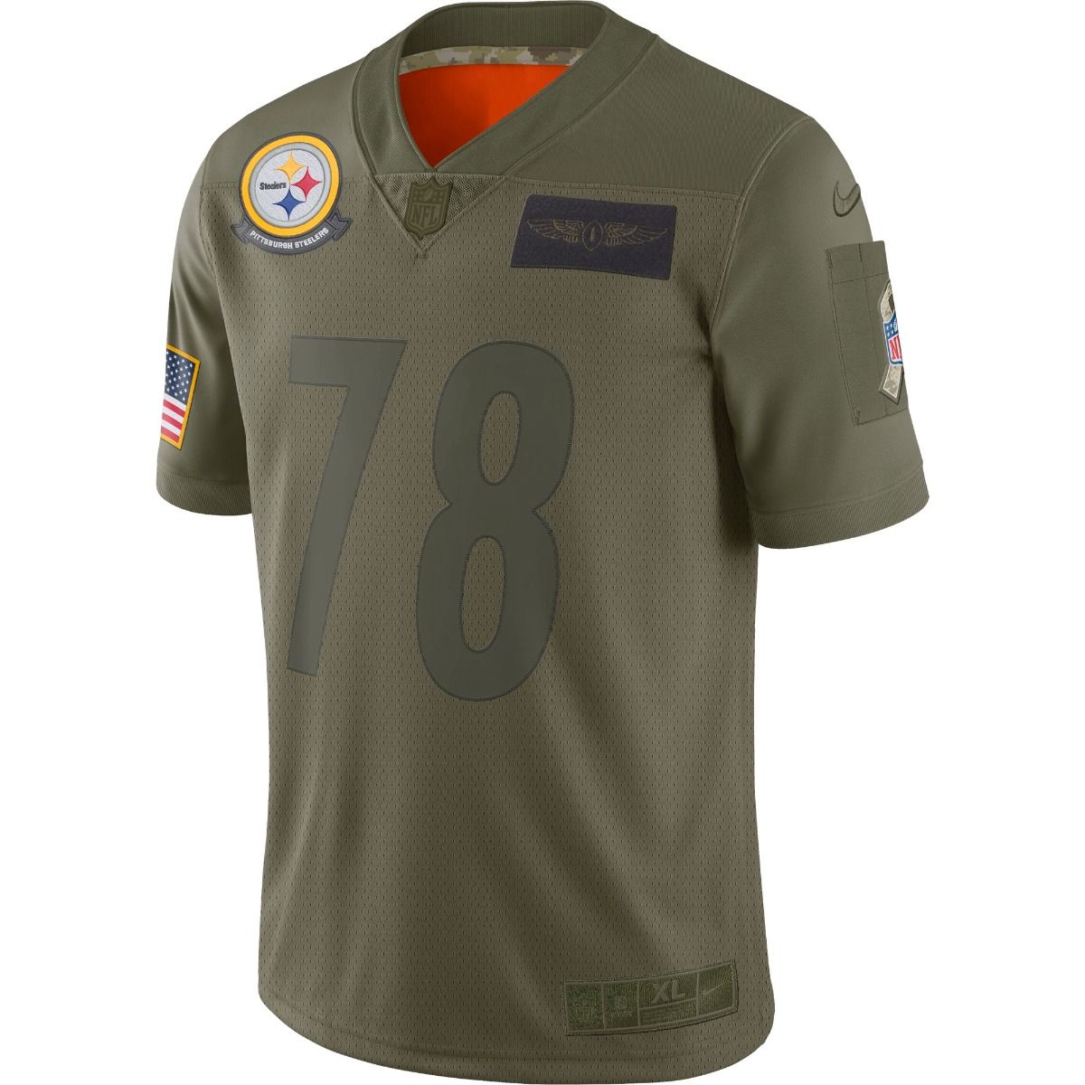 Alejandro Villanueva #78 Nike Men's Limited Salute to Service Jersey