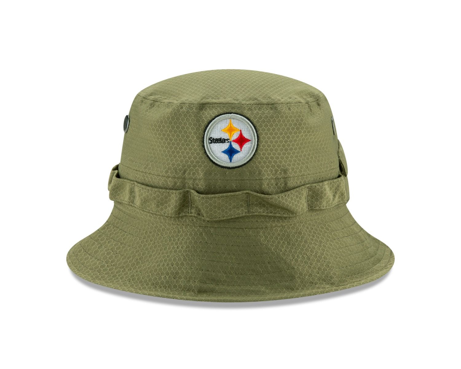 Pittsburgh Steelers New Era Salute to Service Sideline Bucket Hat