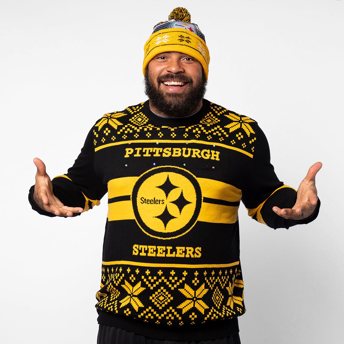 Pittsburgh Steelers Light Up Ugly Sweater
