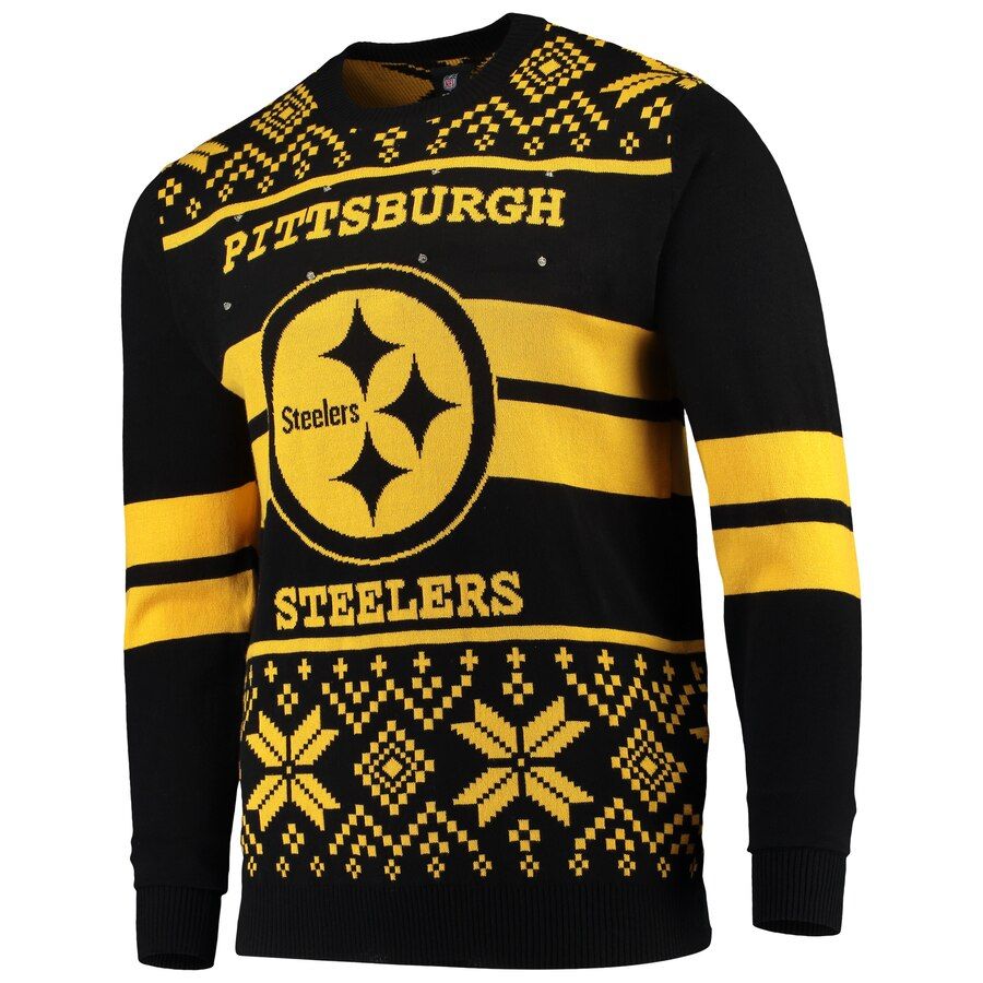 Pittsburgh Steelers Light Up Ugly Sweater