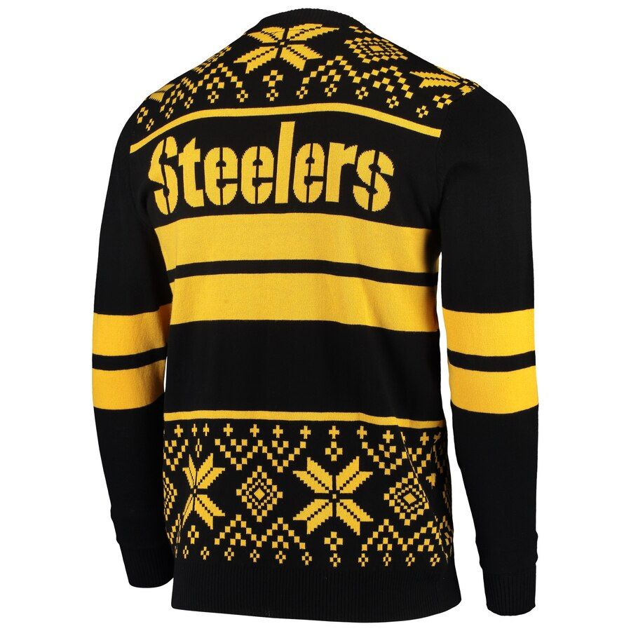 Pittsburgh Steelers Light Up Ugly Sweater 4 Pittsburgh Steelers Light Up Ugly Sweater