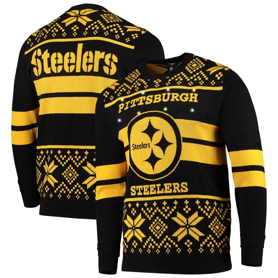 Pittsburgh Steelers Light Up Ugly Sweater 5 Pittsburgh Steelers Light Up Ugly Sweater