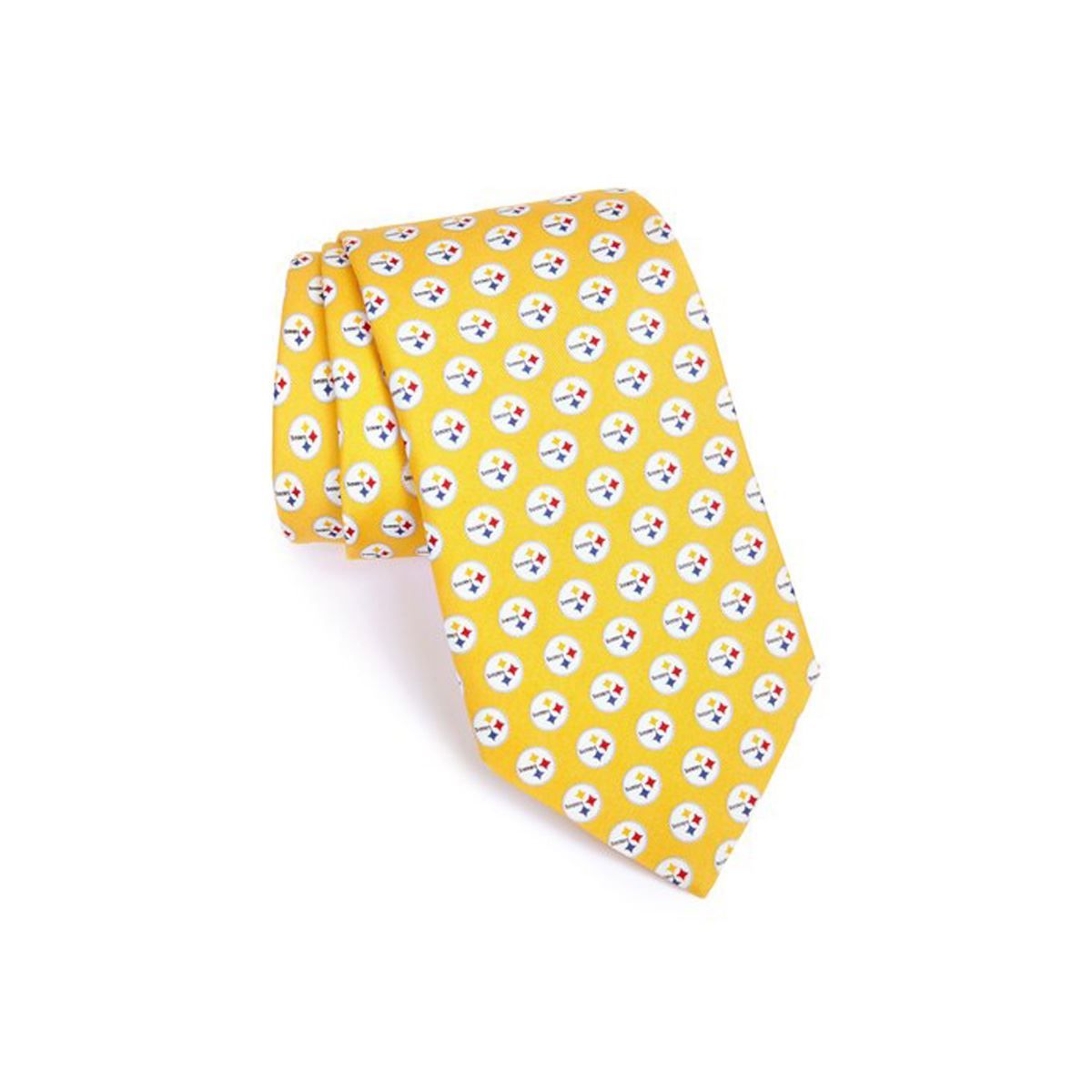 Pittsburgh Steelers Gold Silk Tie